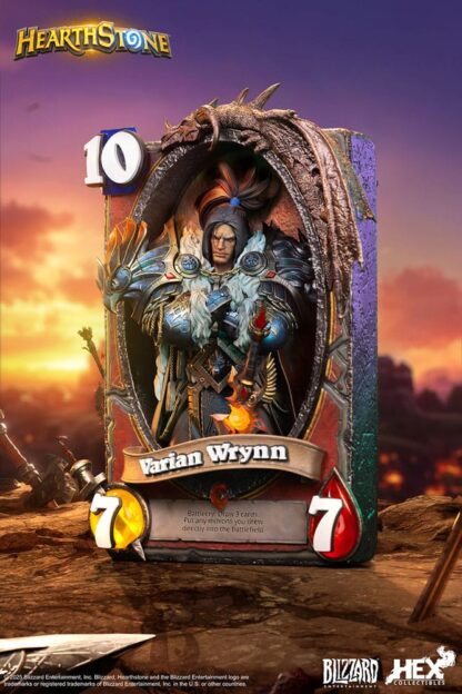 Hearthstone 3D Art Frame Statue Varian Wrynn 31 cm – Bild 12