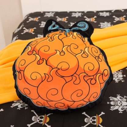 One Piece Dekokissen Feuer Feuer Frucht 36 cm – Bild 2