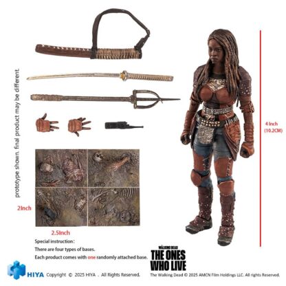 The Walking Dead: The Ones Who Lived Exquisite Mini Actionfigur 1/18 Michonne 10 cm – Bild 10
