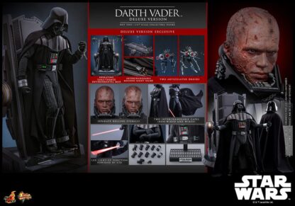 Star Wars: Episode III - Die Rache der Sith Movie Masterpiece Actionfigur 1/6 Darth Vader (Deluxe Version) 35 cm – Bild 17