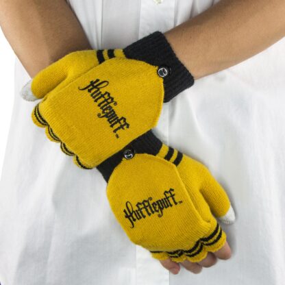 Harry Potter Handschuhe (Fingerlos) Hufflepuff – Bild 5