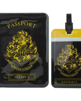 Harry Potter Kofferanhänger & Reisepass-Halter Set Hogwarts