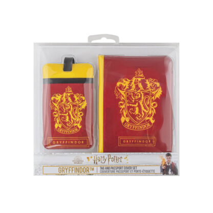 Harry Potter Kofferanhänger & Reisepass-Halter Set Gryffindor  - Beschädigte Verpackung – Bild 3