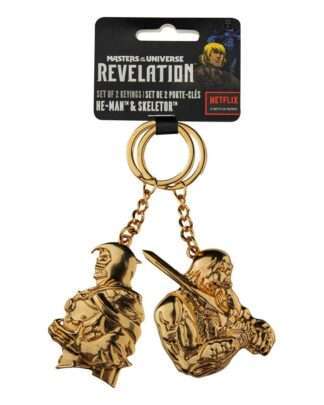 Masters of the Universe - Revelation: Metall Schlüsselanhänger 2er-Pack He Man & Skeletor