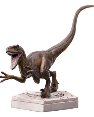 Jurassic World Icons Statue Velociraptor A 9 cm