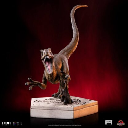 Jurassic World Icons Statue Velociraptor A 9 cm – Bild 8