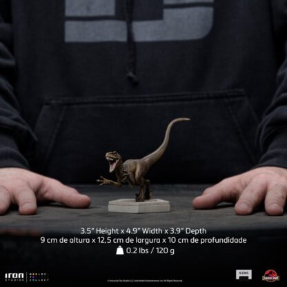 Jurassic World Icons Statue Velociraptor A 9 cm – Bild 10