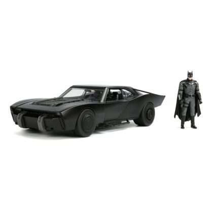 Batman 2022 Hollywood Rides Diecast Modell 1/18 2022 Batmobil mit Figur – Bild 2