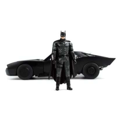 Batman 2022 Hollywood Rides Diecast Modell 1/18 2022 Batmobil mit Figur – Bild 4