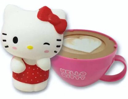 Sanrio Squishy Figuren Hello Kitty Cappuccino Display (8) – Bild 2