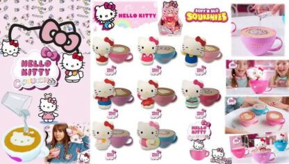 Sanrio Squishy Figuren Hello Kitty Cappuccino Display (8) – Bild 3