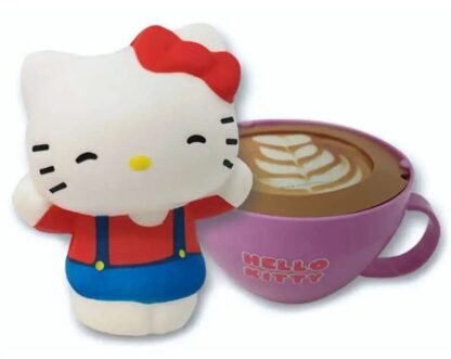 Sanrio Squishy Figuren Hello Kitty Cappuccino Display (8) – Bild 5
