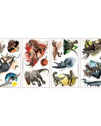 Jurassic World Wandaufkleber 13 x 27 cm