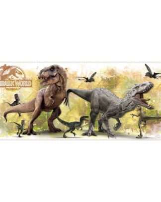 Jurassic World Wandaufkleber 13 x 46 cm