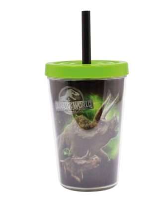Jurassic World Trinkbecher mit Trinkhalm 300 ml