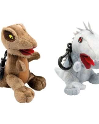 Jurassic World Plüsch-Schlüsselanhänger 13 cm Sortiment (12)