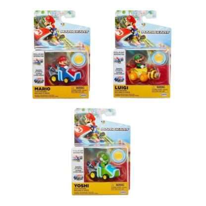 World of Nintendo Super Mario Kart Rückzug-Fahrzeuge mit Figuren Wave 1 Sortiment (12) – Bild 2