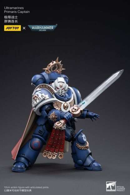 Warhammer 40k Actionfigur 1/18 Ultramarines Primaris Captain 12 cm – Bild 2