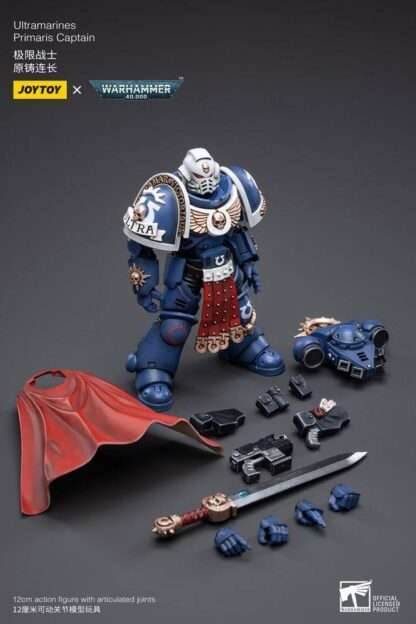 Warhammer 40k Actionfigur 1/18 Ultramarines Primaris Captain 12 cm – Bild 8