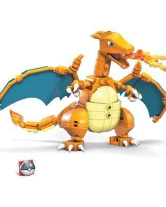 Pokémon Mega Construx Wonder Builders Bauset Glurak 10 cm