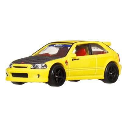 Hot Wheels Premium Car Culture Diecast Modellautos 2er-Pack 1/64 '99 Honda Civic Type R (EK9) & Honda Civic Type R – Bild 2