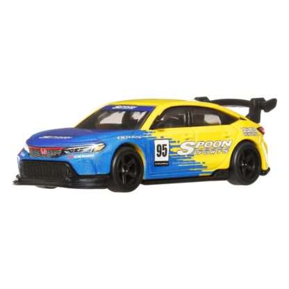 Hot Wheels Premium Car Culture Diecast Modellautos 2er-Pack 1/64 '99 Honda Civic Type R (EK9) & Honda Civic Type R – Bild 3