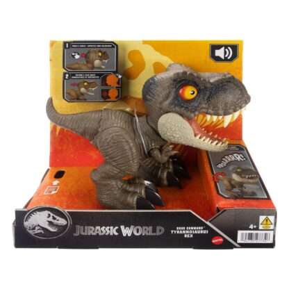 Jurassic World Actionfigur mit Sound Roar Command Tyrannosaurus Rex 16 cm – Bild 4