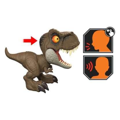 Jurassic World Actionfigur mit Sound Roar Command Tyrannosaurus Rex 16 cm – Bild 6