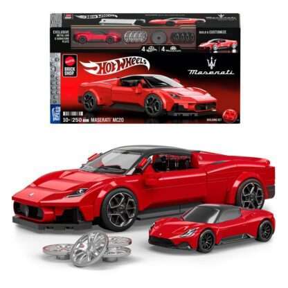 Mattel Brick Shop Hot Wheels Speed Series Bauset 1/32 Maserati MC20 – Bild 2