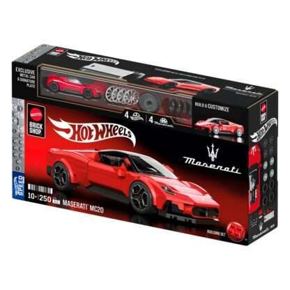 Mattel Brick Shop Hot Wheels Speed Series Bauset 1/32 Maserati MC20 – Bild 7