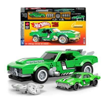 Mattel Brick Shop Hot Wheels Speed Series Bauset 1/32 Custom '68 Camaro – Bild 3