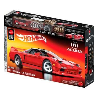 Mattel Brick Shop Hot Wheels Elite Series Bauset 1/16 '90 Acura NSX – Bild 5