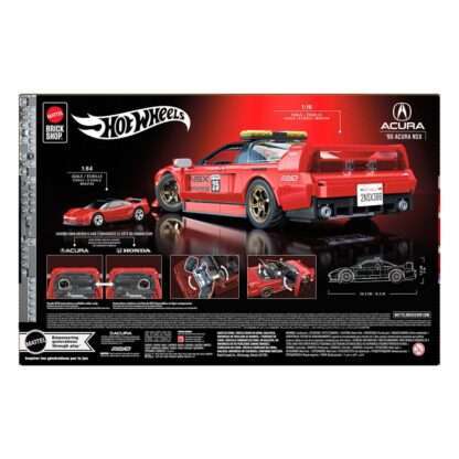 Mattel Brick Shop Hot Wheels Elite Series Bauset 1/16 '90 Acura NSX – Bild 8