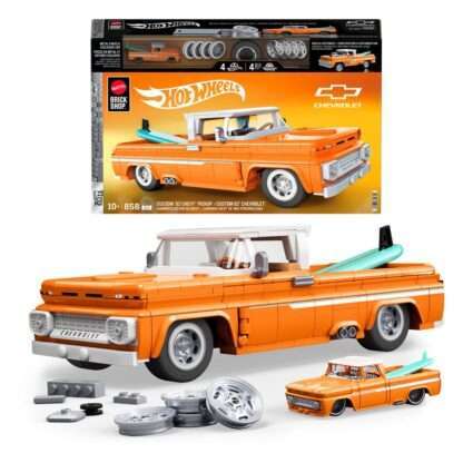 Mattel Brick Shop Hot Wheels Elite Series Bauset 1/16 Custom '62 Chevy Pickup – Bild 2