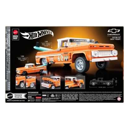 Mattel Brick Shop Hot Wheels Elite Series Bauset 1/16 Custom '62 Chevy Pickup – Bild 7