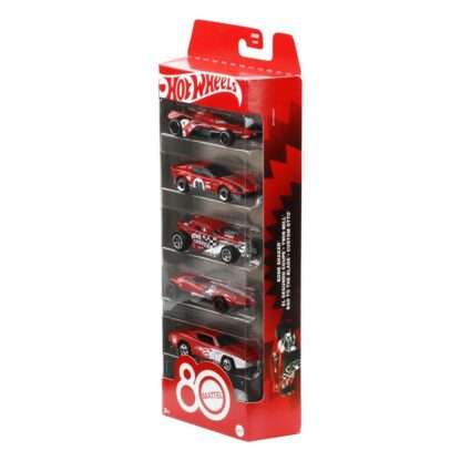 Hot Wheels Diecast Modellautos 5er-Pack 1/64 80th Anniversary – Bild 7