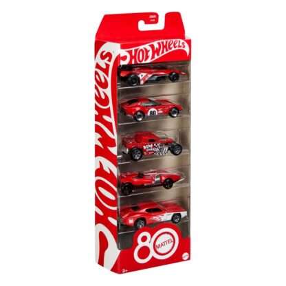 Hot Wheels Diecast Modellautos 5er-Pack 1/64 80th Anniversary – Bild 8