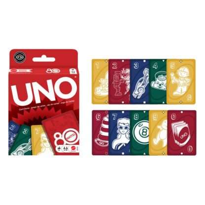 Mattel 80th Anniversary UNO Kartenspiel Ruby Red – Bild 2