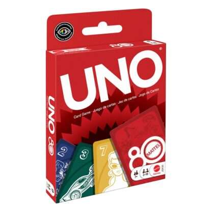 Mattel 80th Anniversary UNO Kartenspiel Ruby Red – Bild 5