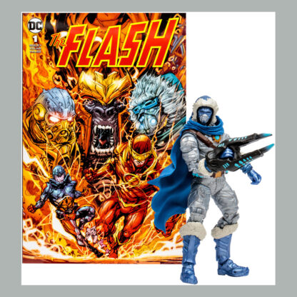 DC Direct Actionfigur & Comic Captain Cold Variant (Gold Label) (The Flash) 18 cm - Beschädigte Verpackung – Bild 3