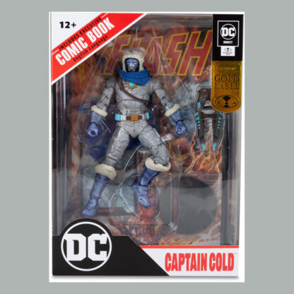 DC Direct Actionfigur & Comic Captain Cold Variant (Gold Label) (The Flash) 18 cm - Beschädigte Verpackung – Bild 10