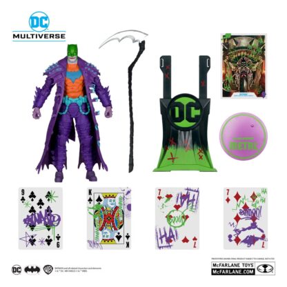 DC Multiverse Actionfigur Batman (Dark Nights: Death Metal) Jokerized (Gold Label) 18 cm – Bild 3