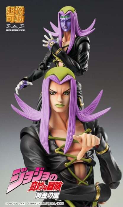 JoJo's Bizarre Adventure Part 5 Super Action Actionfigur Chozokado Leone Abbacchio Black Ver. 16 cm – Bild 6