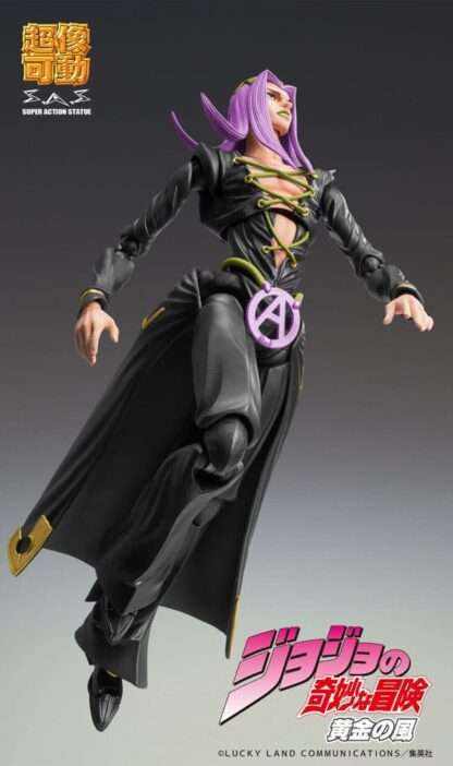 JoJo's Bizarre Adventure Part 5 Super Action Actionfigur Chozokado Leone Abbacchio Black Ver. 16 cm – Bild 7