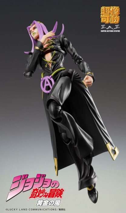 JoJo's Bizarre Adventure Part 5 Super Action Actionfigur Chozokado Leone Abbacchio Black Ver. 16 cm – Bild 8