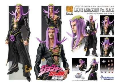 JoJo's Bizarre Adventure Part 5 Super Action Actionfigur Chozokado Leone Abbacchio Black Ver. 16 cm – Bild 11