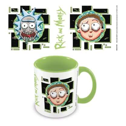 Rick and Morty Tasse Pixel Breakout