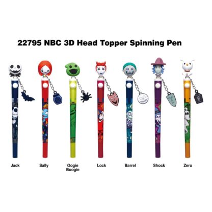 Nightmare before Christmas Stift 3D Head Topper Spinning Pen – Bild 2