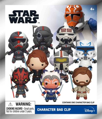 Star Wars Clone Wars 3D PVC-Taschenanhänger Series 4 Display (24) – Bild 2