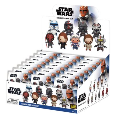Star Wars Clone Wars 3D PVC-Taschenanhänger Series 4 Display (24) – Bild 3